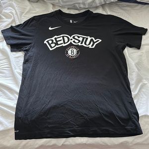 Nike Brooklyn Nets City Edition Tshirt. Size Medium